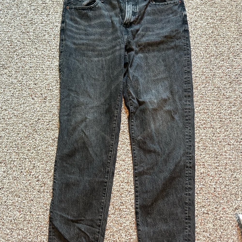 American Eagle Loose Black Jeans 32 x 32